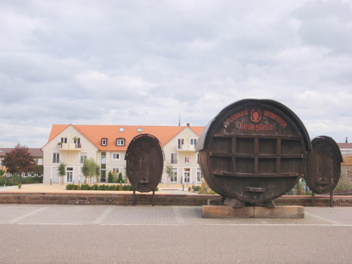 Old Diedesfeld aging barrels for fortified wine.